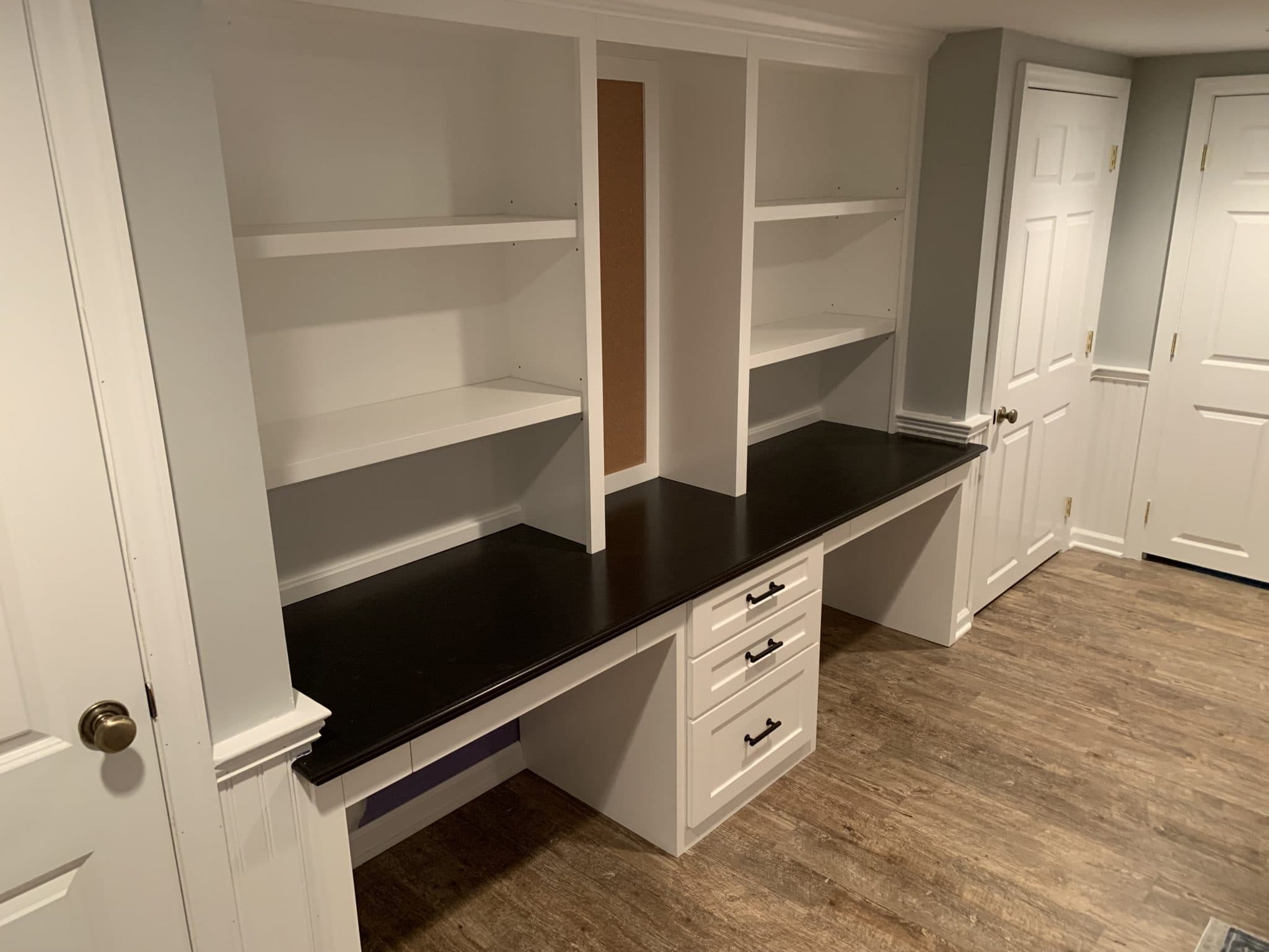 basement remodeling with shelving Chatham