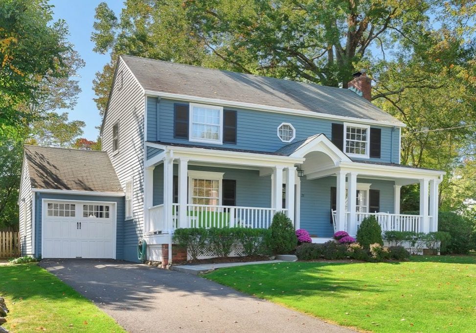 Front Porch Traditional Large Columns