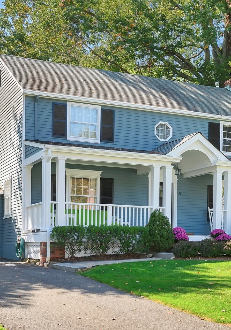 Front Porch Traditional Large Columns