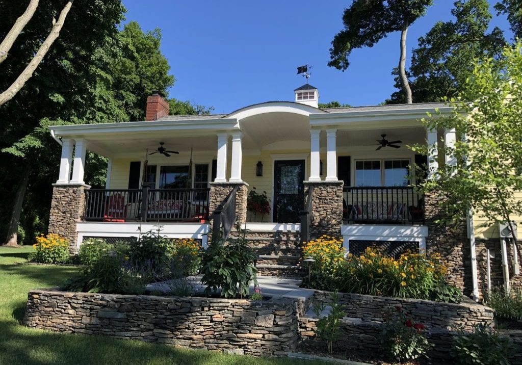 Outdoor living construction porch in chatham